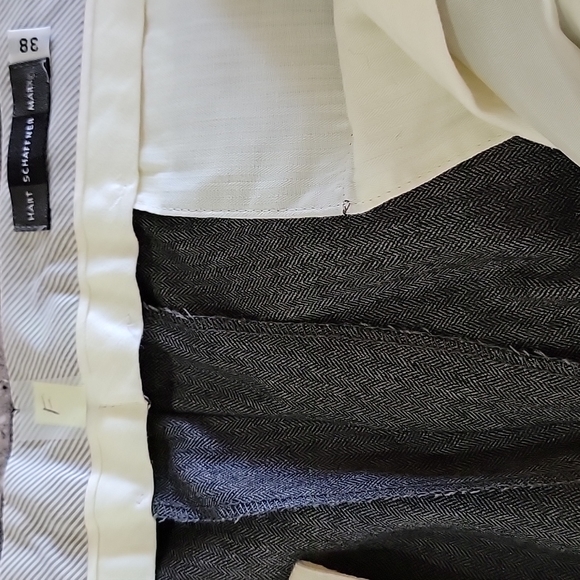 Hart Schaffner Marx new wool dress pants, S. 38, no hem, gray. - Picture 2 of 4